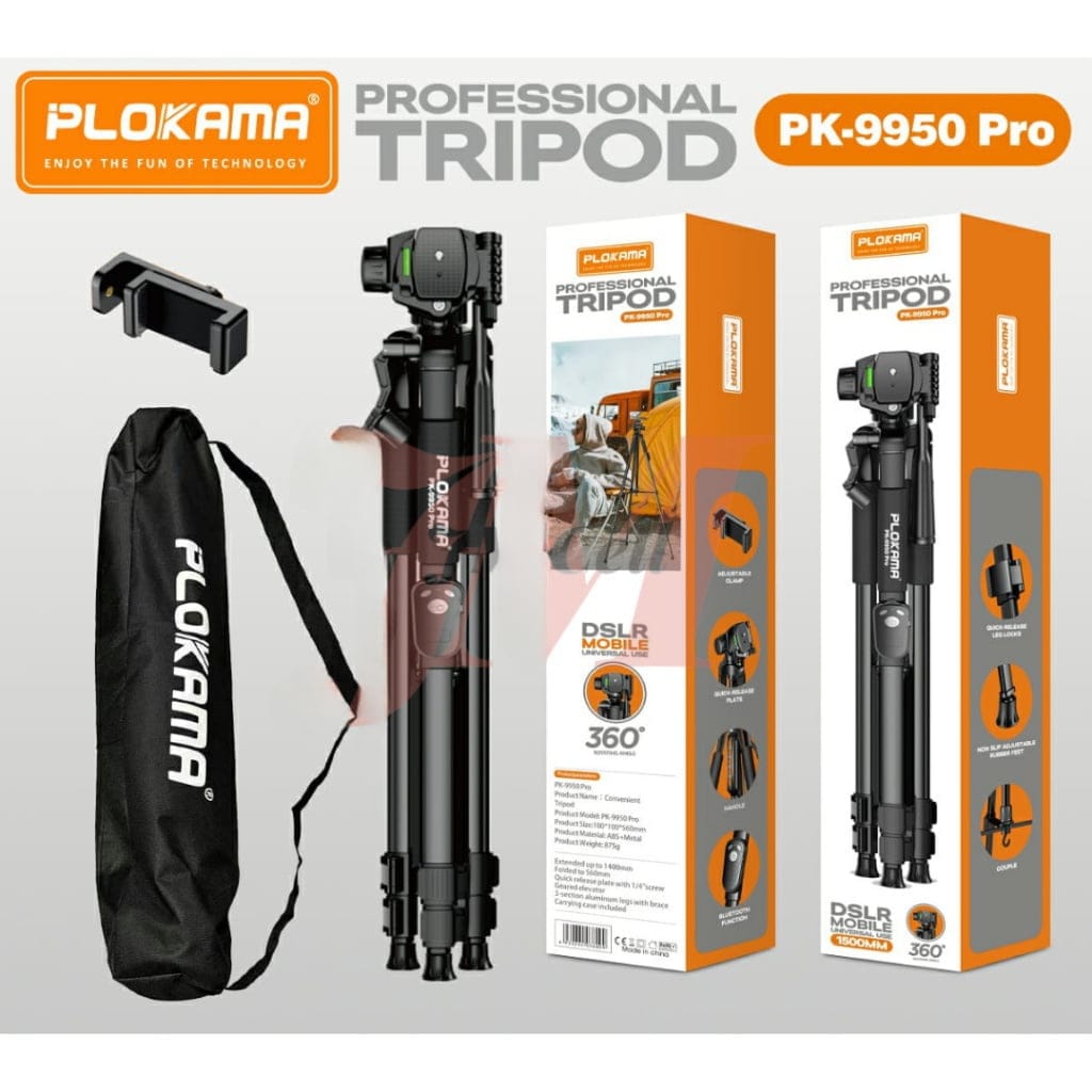 Plokama Professional Tripod PK-9950 Pro