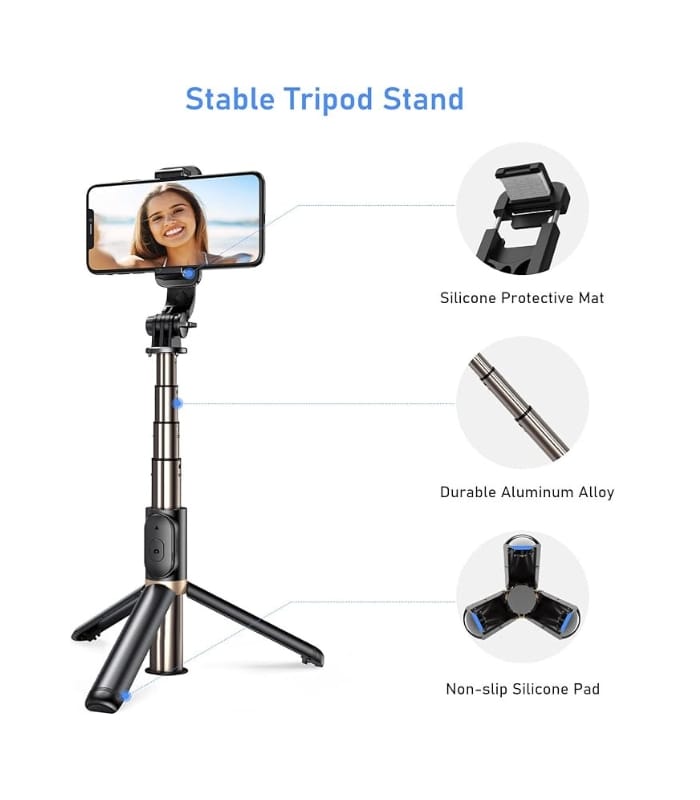Plokama Tripod pk998 Blukar Selfie Stick, 4 in 1