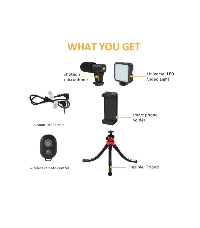 Plokama Video Making Kit Luz Led Selfie Pk 775