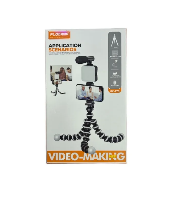 Plokama Video Making Kit Luz Led Selfie Pk 775