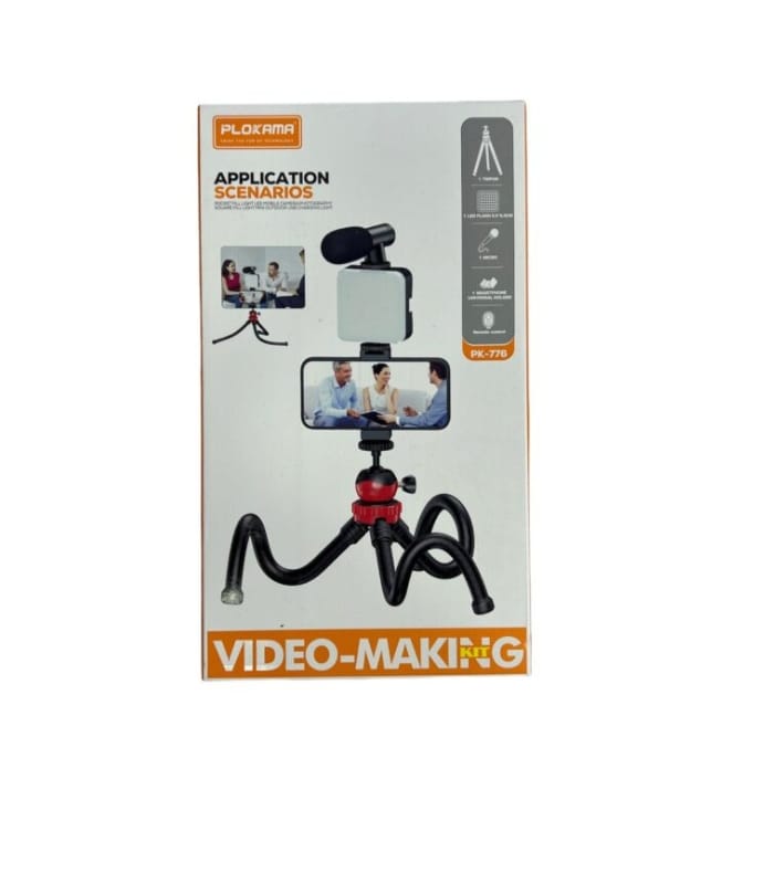 Plokama Video Making Kit Luz Led Selfie Pk 776