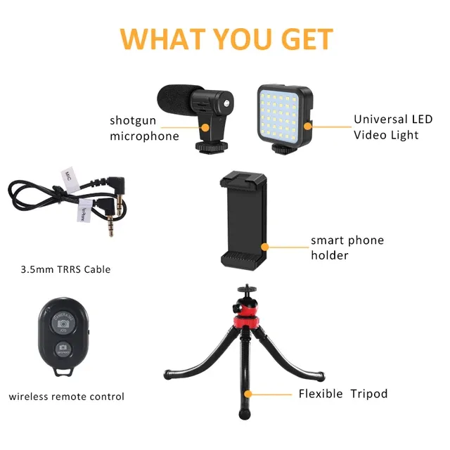 Plokama Video Making Kit Luz Led Selfie Pk 776