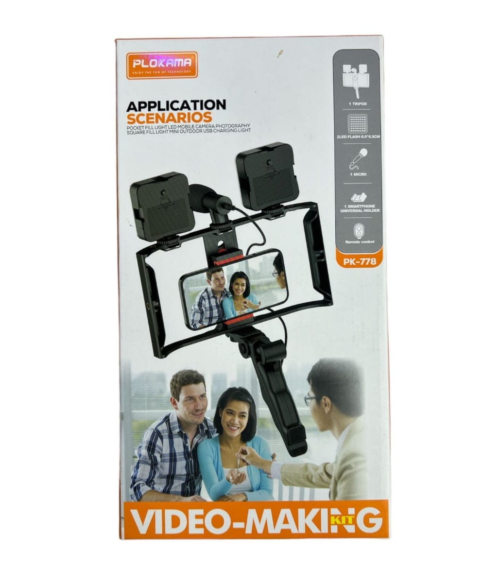 Plokama Video Making Kit Luz Led Selfie Pk 778