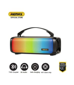 Remax Rb-M67 Portable Super Bass Wireless Speaker With Rgb Lights
