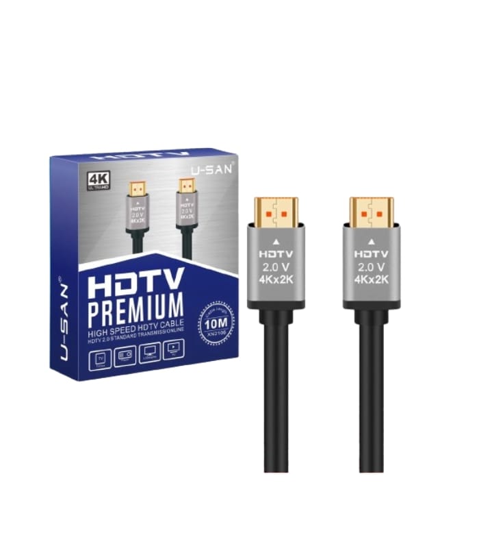 U-San HD 2.1V Premium High Speed 10m HDMI Cable 8k
