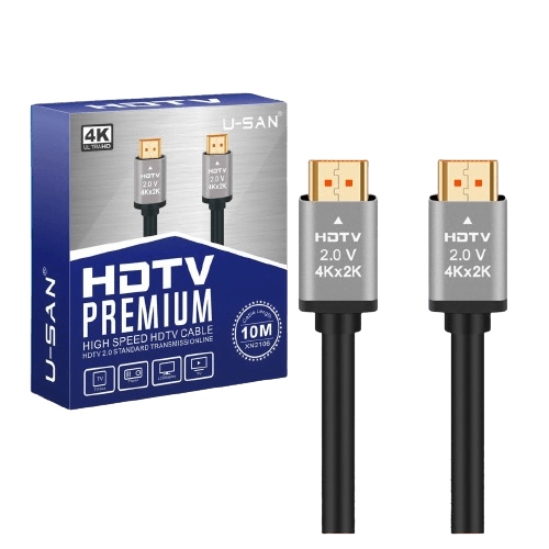 U-San HD 2.1V Premium High Speed 10m HDMI Cable 8k