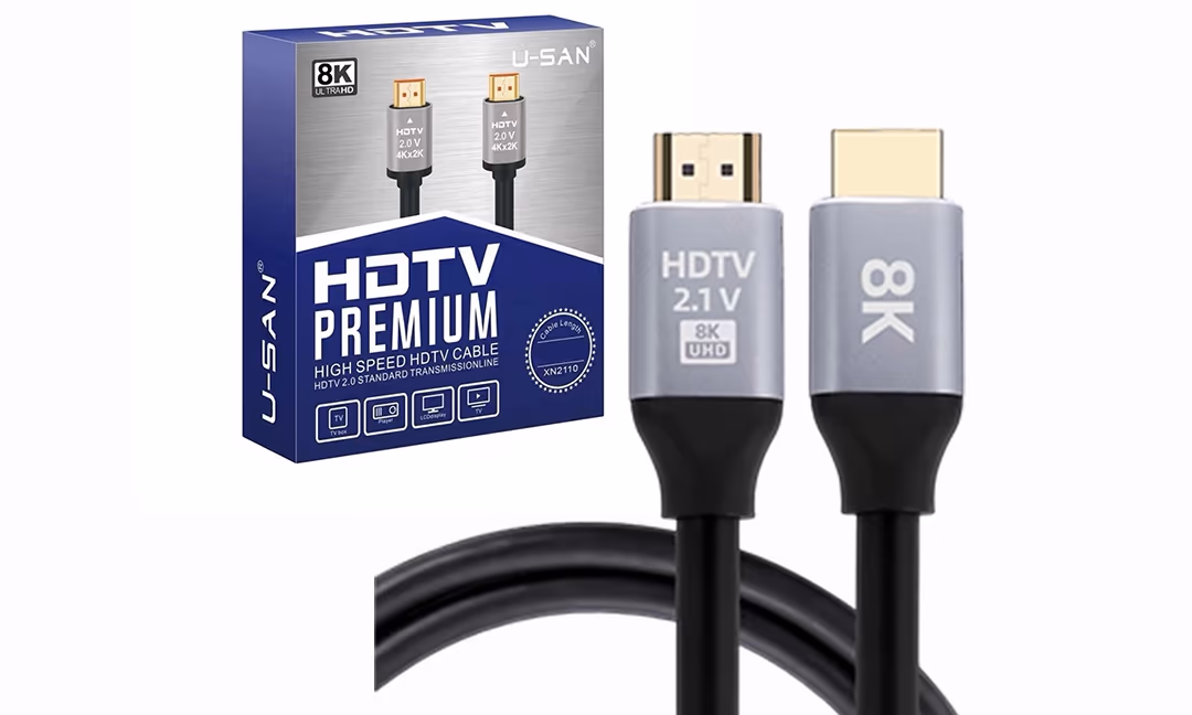 U-San HD 2.1V Premium High Speed 3m HDMI Cable 8k