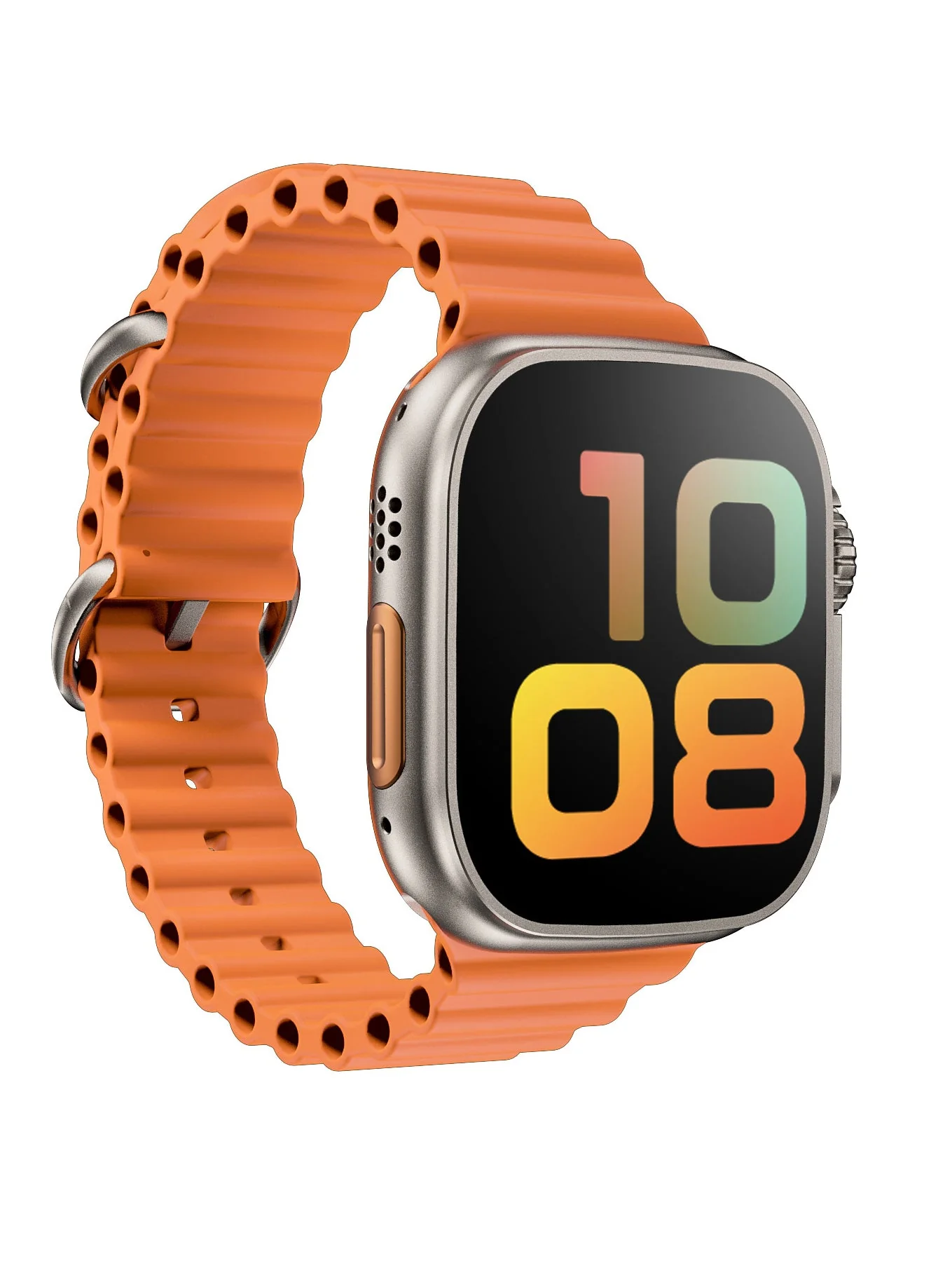 X8 Ultra Smartwatch 49MM With Bluetooth Calling ORANGE-Black
