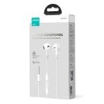 joyroom JR-EW01 3.5MM Wired Series Half In-Ear Wired Earphones white/black
