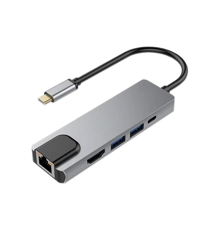 6 In 1 Multiport Type C To USB C 4K HDMI Adapter USB HUB Speed X