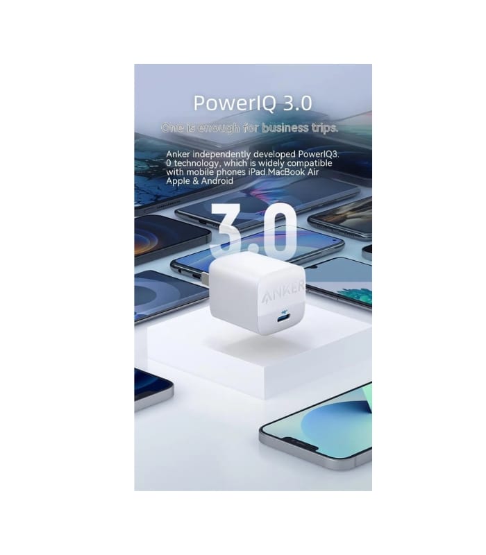 _Anker 313 GaN 30W Foldable Charger PIQ 3.0 Anker 313 GaN 30W Foldable Charger PIQ 3.0