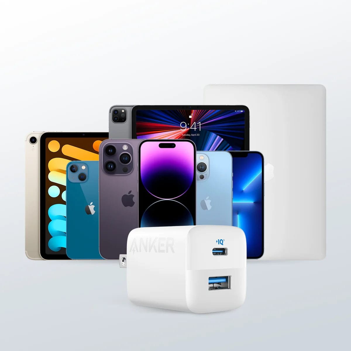 Anker 323 Charger (33W) – With both a USB-C port and a USB-A port