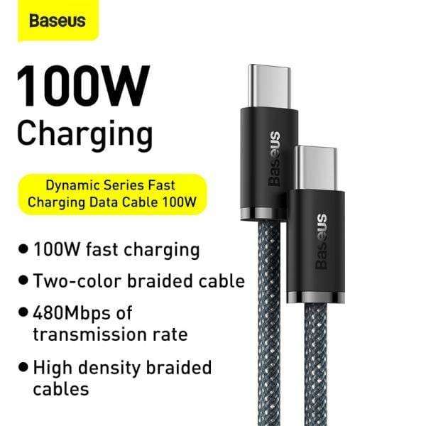 Baseus Dynamic Series Fast Charging Data Cable Type-C to Type-C 100W