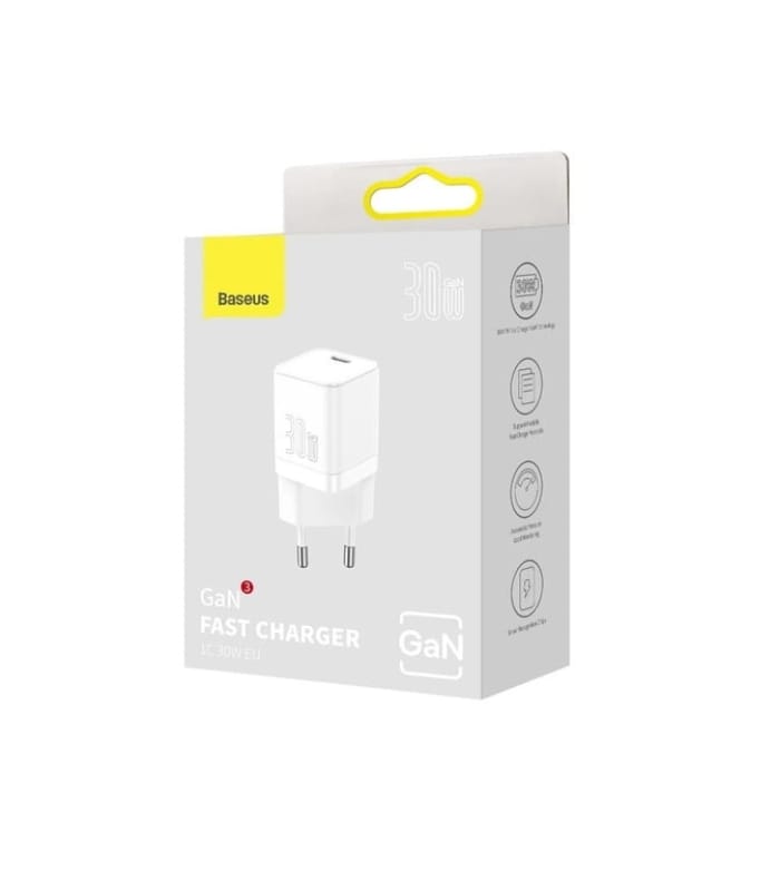 Baseus GaN3 USB-C Fast Charger 30W