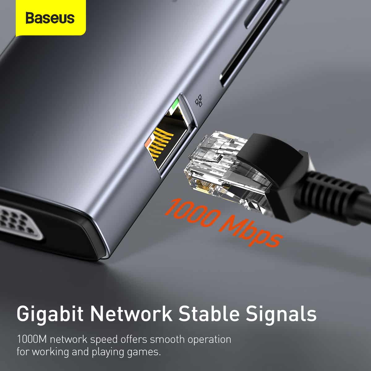 Baseus Metal Gleam Series 11-in-1 Multifunctional Type-C HUB