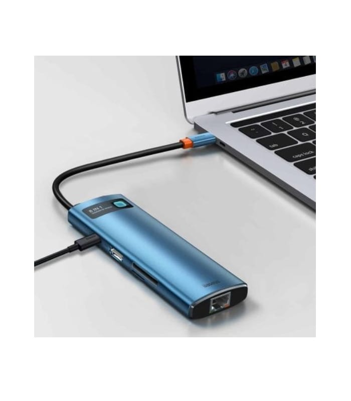 Baseus Metal Gleam Series 8-in-1 Multifunctional Type-C HUB