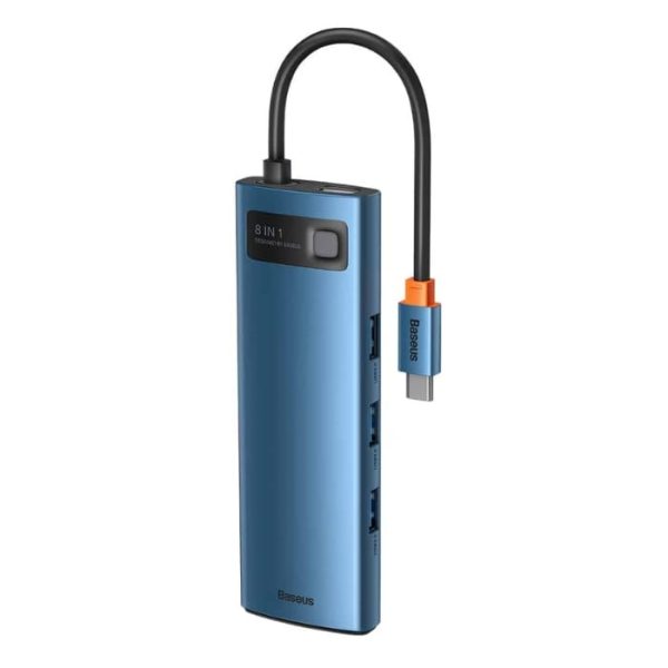 Baseus Metal Gleam Series 8-in-1 Multifunctional Type-C HUB