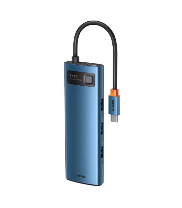 Baseus Metal Gleam Series 8-in-1 Multifunctional Type-C HUB