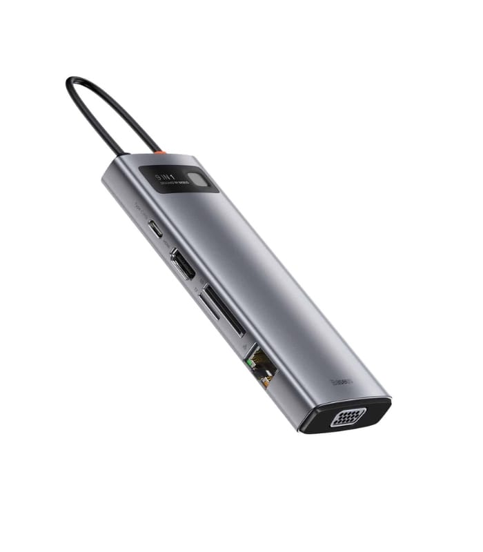 Baseus Metal Gleam Series 9-in-1 Multi-functional Type-C HUB