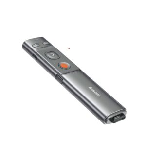 Baseus Orange Dot Wireless Presenter Red Laser(Charging) Grey