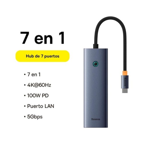 Baseus UltraJoy Series7-Port HUB Docking Station