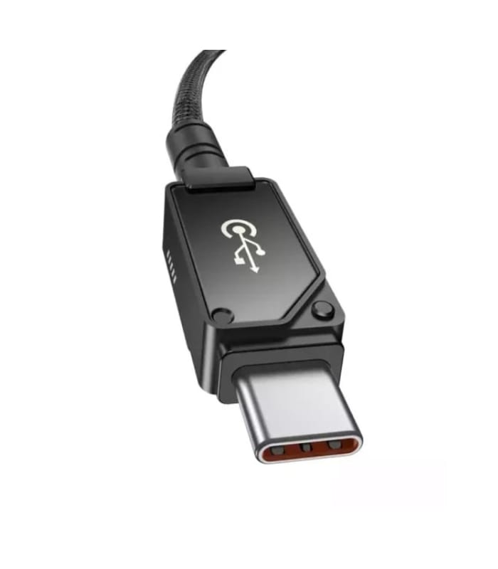 _Baseus Unbreakable Series Fast Charging Data Cable Type-C to Type-C 100W 1M – Black Baseus Unbreakable Series Fast Charging Data Cable Type-C to Type-C 100W 1M – Black