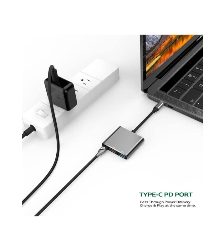 Onten 9175A TYPE C TO HDMI+USB+PD