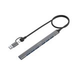 Onten USB+Type C To 7-Port USB Hub UCA9702