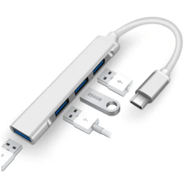 Type C 3.1 To USB HUB 4 PORT