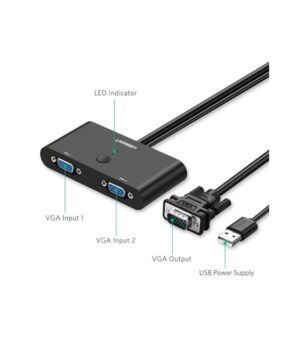 UGREEN 2-Port VGA Switcher 30711