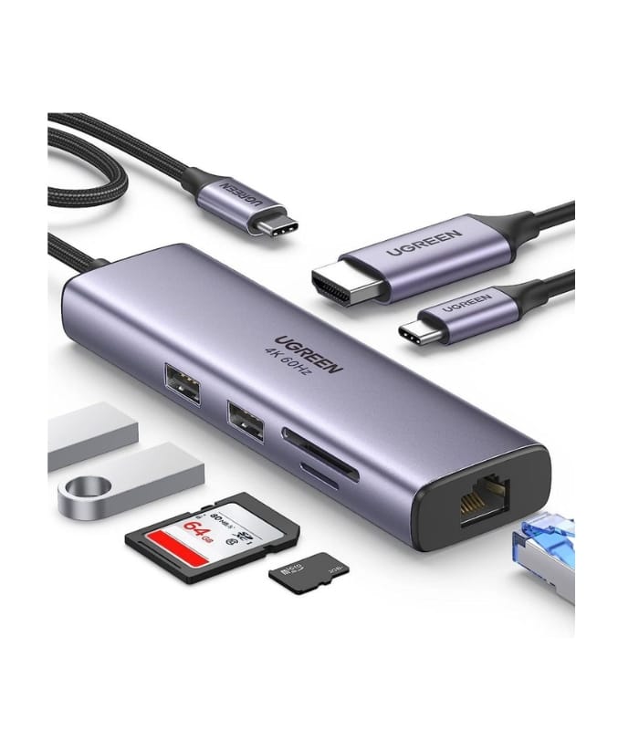 Ugreen 7-in-1 4K HDMI USB C Hub