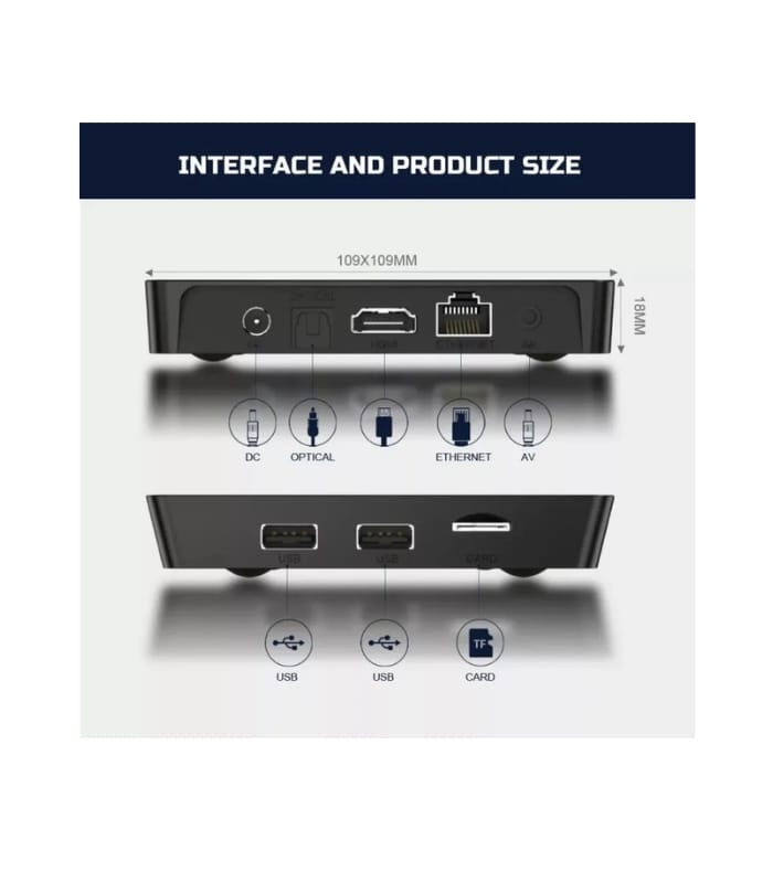 X96Q Pro – 4GB+64GB – Android 12 – 4K