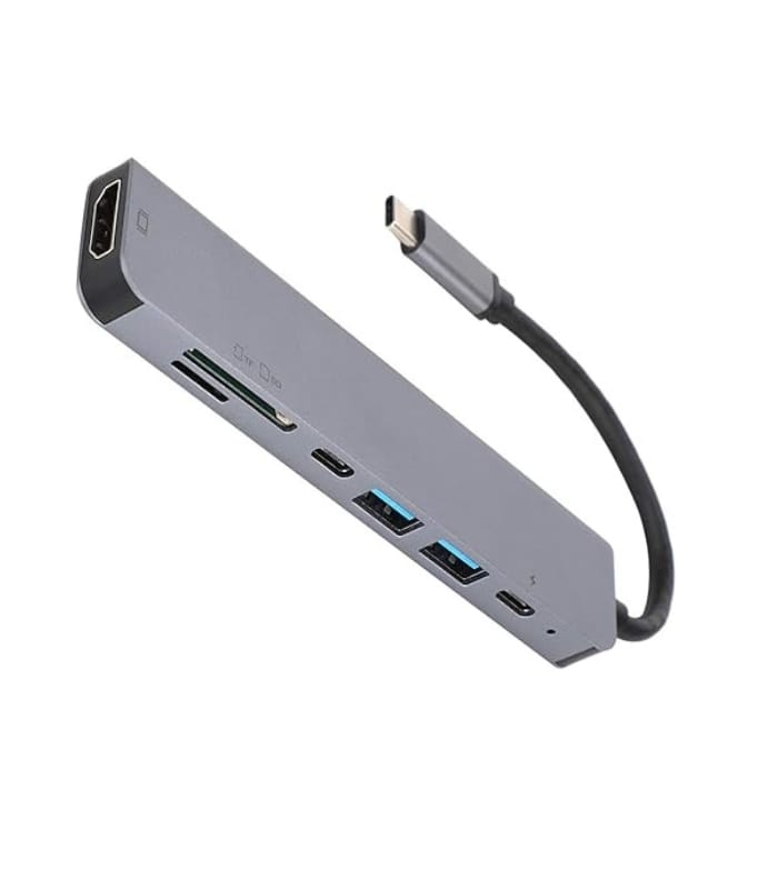 7In1 USB C Hub Adapter to 4K HDMI Hub +USB+PD Multifunction Adapter