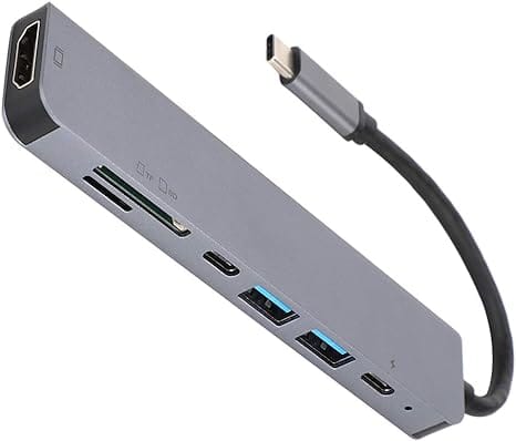 7In1 USB C Hub Adapter to 4K HDMI Hub +USB+PD Multifunction Adapter