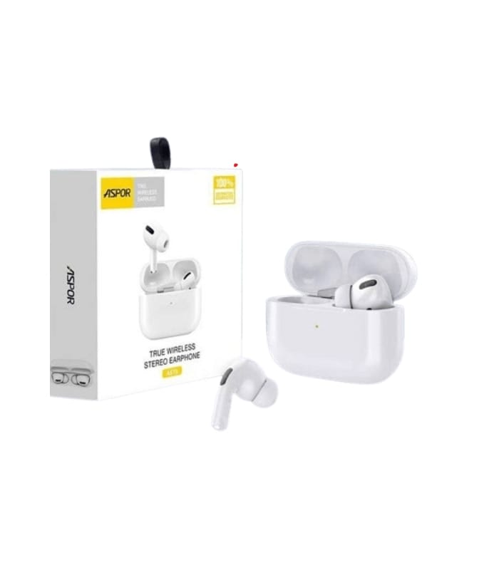 ASPOR A619 AIRPODS PRO HIFI SOUND 5.0 BT WIRELESS CHARGING