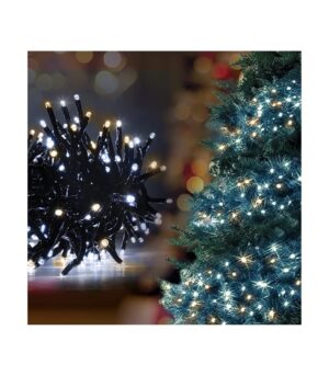 Ansio Fairy Lights Outdoor Indoor 6 m 480 LED Cluster Fairy Lights Christmas Tree Lights Power for Christmas