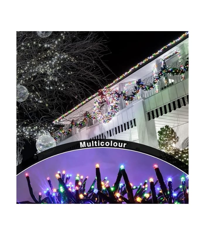 _Ansio Fairy Lights Outdoor Indoor 6 m 480 LED Cluster Fairy Lights Christmas Tree Lights Power for Christmas (1) Ansio Fairy Lights Outdoor Indoor 6 m 480 LED Cluster Fairy Lights Christmas Tree Lights Power for Christmas
