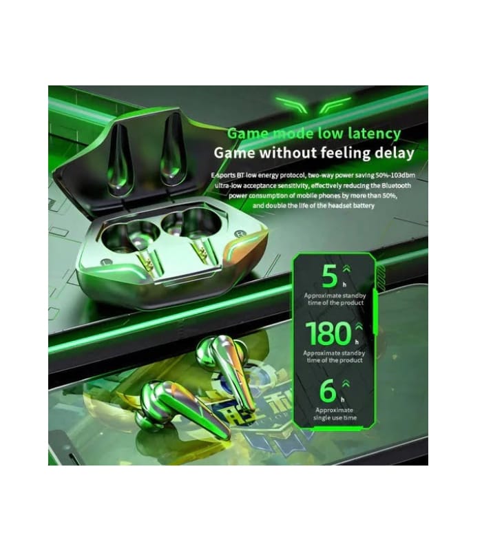 Earphones Wireless Low Latency TWS Bluetooth Headphones Gaming Headsets Waterproof Earphones Wireless Low Latency TWS Bluetooth Headphones Gaming Headsets Waterproof