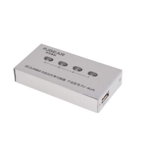 FJGEAR 4Ports Auto USB Printer Data Switch