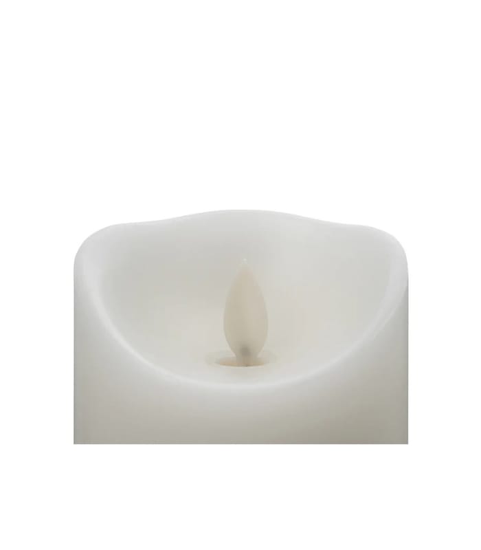 _Fire Tek White Plastic Remote Control Candle (2) Fire Tek White Plastic Remote Control Candle