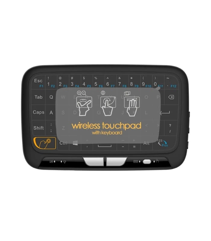 H18+ 2.4Ghz Wireless Keyboard Full Touchpad Backlight Keyboard