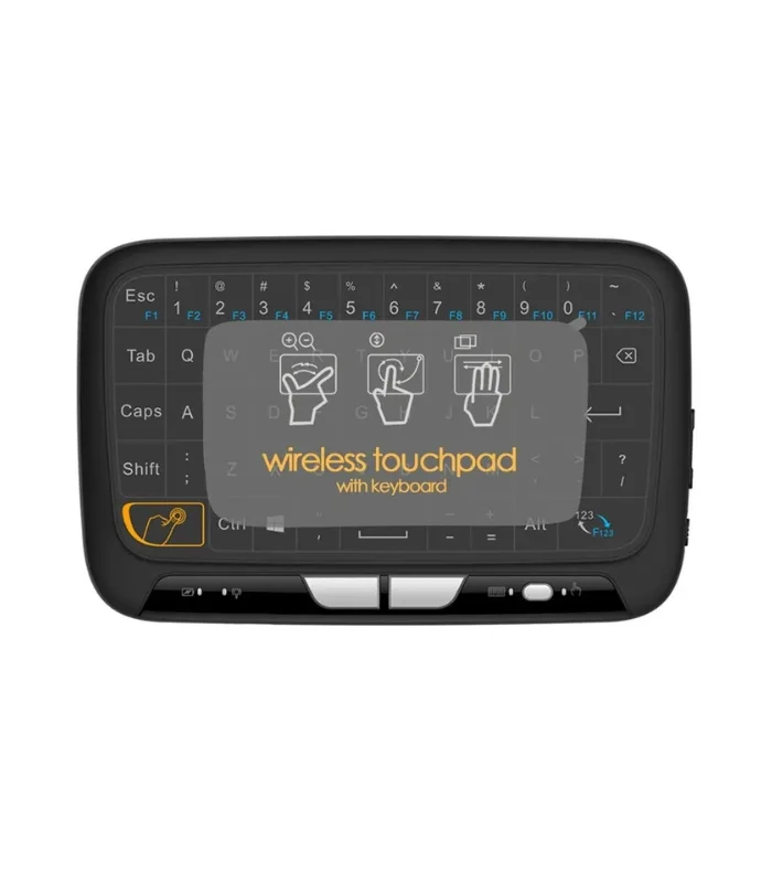 H18+ 2.4Ghz Wireless Keyboard Full Touchpad Backlight Keyboard