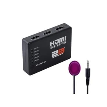 Hdmi Switch Hdmi 4Kx2K Hdmi1.4 Mini Hdmi Amplifier Switcher 5X1 5 Port