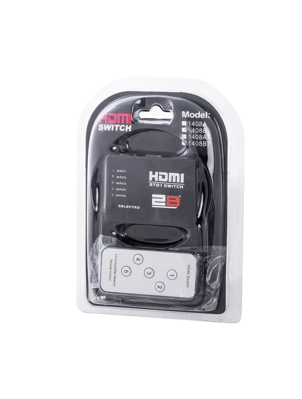 Hdmi Switch Hdmi 4Kx2K Hdmi1.4 Mini Hdmi Amplifier Switcher 5X1 5 Port