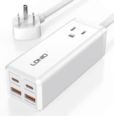 LDNIO 65W Desktop Power Strip Extension Cord