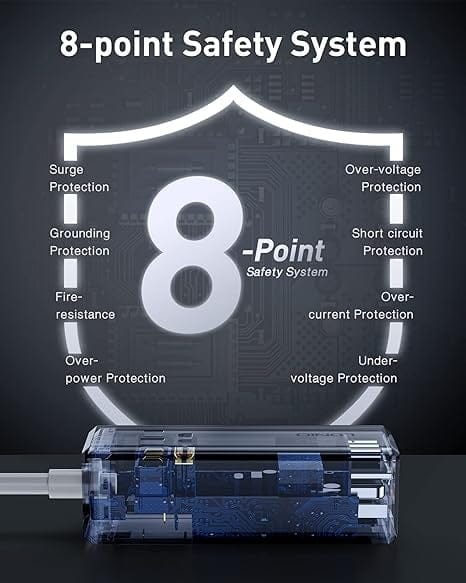 LDNIO 65W Desktop Power Strip Extension Cord