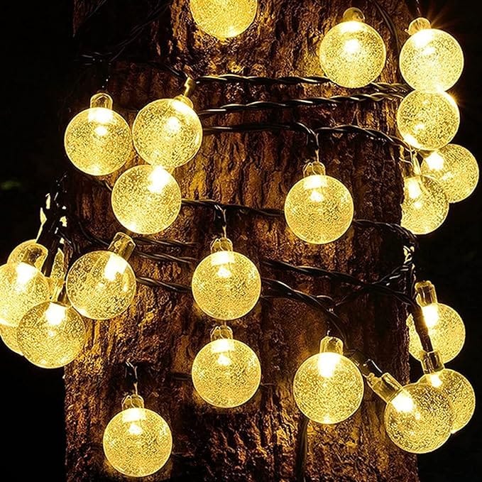 Lezonic Solar String Lights Outdoor Waterproof