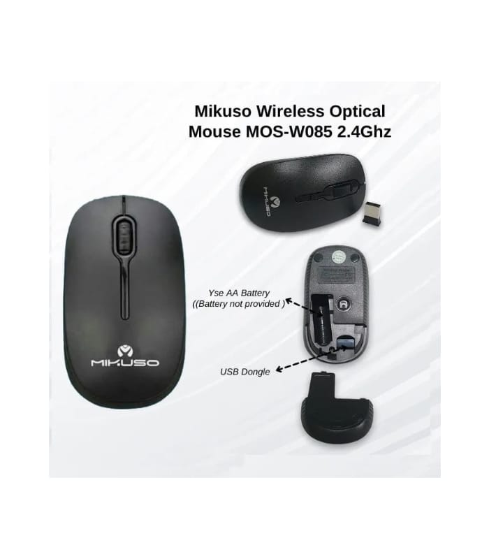 MIKUSO MOS-W085 2.4Ghz Wireless Mouse