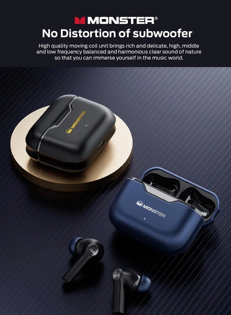 MONSTER AIRMARS XKT02 True Wireless Bluetooth Earphones