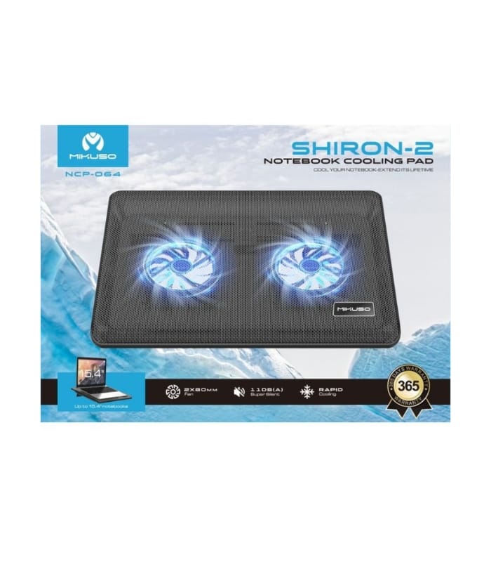 Mikuso NCP-212 Dual Fan cooling Pad (1) Mikuso NCP-212 Dual Fan cooling Pad